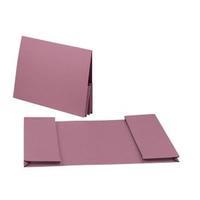 Guildhall Foolscap Double Pocket Manilla Legal Wallet Pink Pack of 25