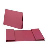 Guildhall Foolscap Double Pocket Manilla Legal Wallet Red Pack of 25