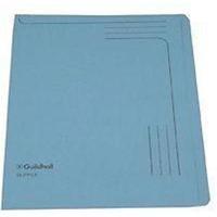 guildhall slipfile 230gsm 125 inches x 9 inches blue pack of 50 4601z