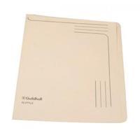 guildhall slipfile 230gsm 125 inches x 9 inches cream pack of 50