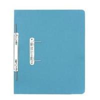 guildhall foolscap 315gm2 spring transfer file with back pocket blue