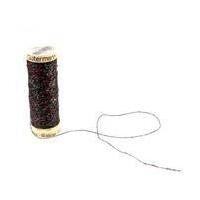 gutermann black metallic effect thread 50 m