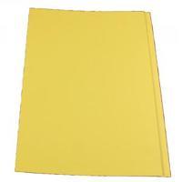 guildhall yellow square cut folder foolscap pack of 100 fs315 yellow