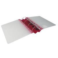 Guildhall GLX Ergogrip Frosted A4 Ring Binder Raspberry Pack of 2 4545