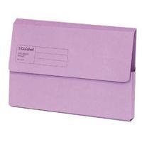 Guildhall Foolscap Violet Document Wallet Pack of 50 GDW1-VLT