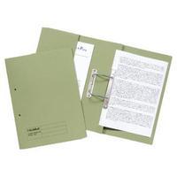 guildhall green foolscap heavyweight pocket spiral file pack of 25