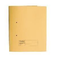 guildhall yellow foolscap heavyweight pocket spiral file pack of 25