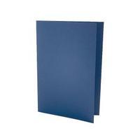 Guildhall Foolscap Blue Mediumweight Square Cut Folder Pack of 100