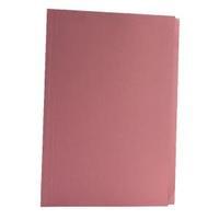 Guildhall Foolscap Pink Mediumweight Square Cut Folder Pack of 100