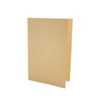 Guildhall Yellow Square Cut Heavyweight Folder Foolscap Pack of 100