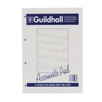 Guildhall 2-Column A4 Cash Account Pad GP2