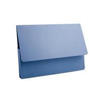 Guildhall A4 Document Wallet 285gsm Blue PDW4-BLUZ Pack of 50