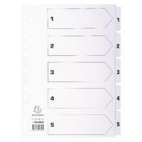 Guildall Mylar 1-5 A4 White Inde...