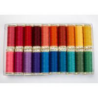 Gutermann Sew-All 100m Assorted Packs. Brights 1. Pack of 20