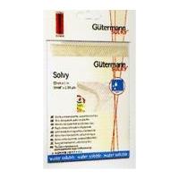 gutermann solvy thin transparent machine embroidery water soluble film