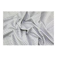 Gutermann Ring a Roses Long Island Blossom Poplin Quilting Fabric Grey