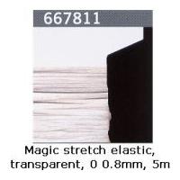 Gutermann Stretch Magic Plastic Elastic 0.8mm Clear