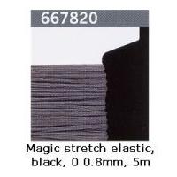Gutermann Stretch Magic Plastic Elastic 0.8mm Black