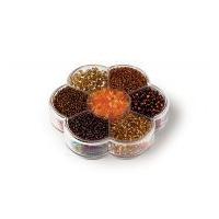 Gutermann Assorted Seed Bead Kit Topaz