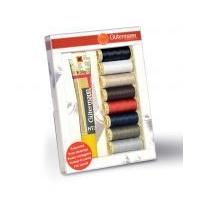 Gutermann Multi Pack Polyester Sew All Sewing Thread & HT2 Textile Glue