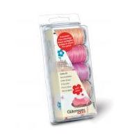 Gutermann Machine Embroidery Cotton 30 Thread Set 300m Pink & Purple