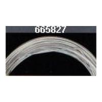 Gutermann Silver Plated Wire 0.8mm 6m Silver