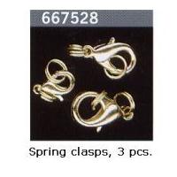 Gutermann Spring Clasp Jewellery Findings Gold