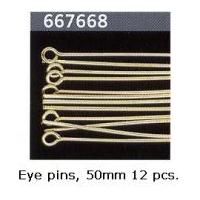 Gutermann Eye Pin Jewellery Findings Gold