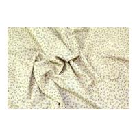 Gutermann Vero\'s World Country Chic Cottage Flowers Poplin Quilting Fabric Warm Cream