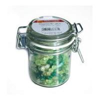 gutermann assorted glass bead jar green