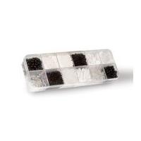 Gutermann Glass Seed Gift Set Black & White