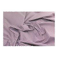 Gutermann Ring a Roses Fenton House Flower Poplin Quilting Fabric Dark Purple