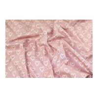 gutermann veros world lizzys garden hearts poplin quilting fabric rose ...