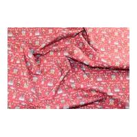 gutermann veros world lizzys garden tweet home poplin quilting fabric  ...