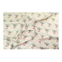 gutermann veros world lizzys garden flower boot poplin quilting fabric ...