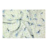 Gutermann Ring a Roses Notting Hill Ornament Bird Poplin Quilting Fabric