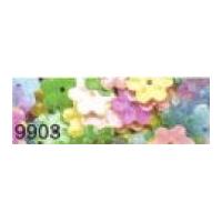 gutermann mini flower shaped sequins 9903 pastel colours