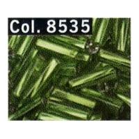 gutermann twisted glass bugle beads 7mm 8535