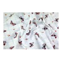 Gutermann Ring a Roses Summer Loft Butterflies Poplin Quilting Fabric