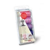 Gutermann Machine Embroidery Cotton 12 Thread Set 300m Berry