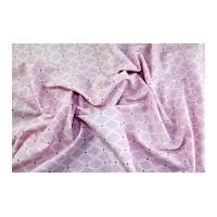 Gutermann Ring a Roses Long Island Diamond Poplin Quilting Fabric Pink