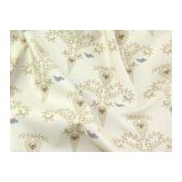 gutermann veros world pemberley poplin quilting fabric cream