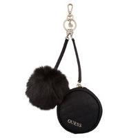 Guess-Keyrings - Tenley Pom Pouch Keychain - Black