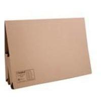Guildhall Double Pocket Legal Wallet Foolscap Buff