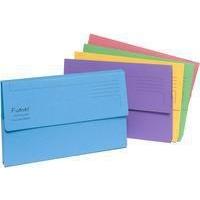 Guildhall Bright Manilla Wallet A4 Assorted Pack of 25
