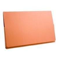 guildhall full flap pocket wallet foolscap orange