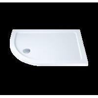 Gulf Left-Hand Offset Quadrant Shower Tray with Waste 1000mm x 800mm