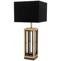 Gunmetal Table Lamp Blackrock