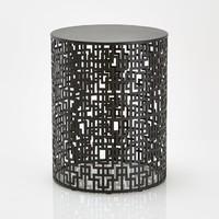 Gueishi Chinese Style Metal Occasional Table