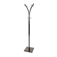 gustav coat stand in black metal with 6 hooks